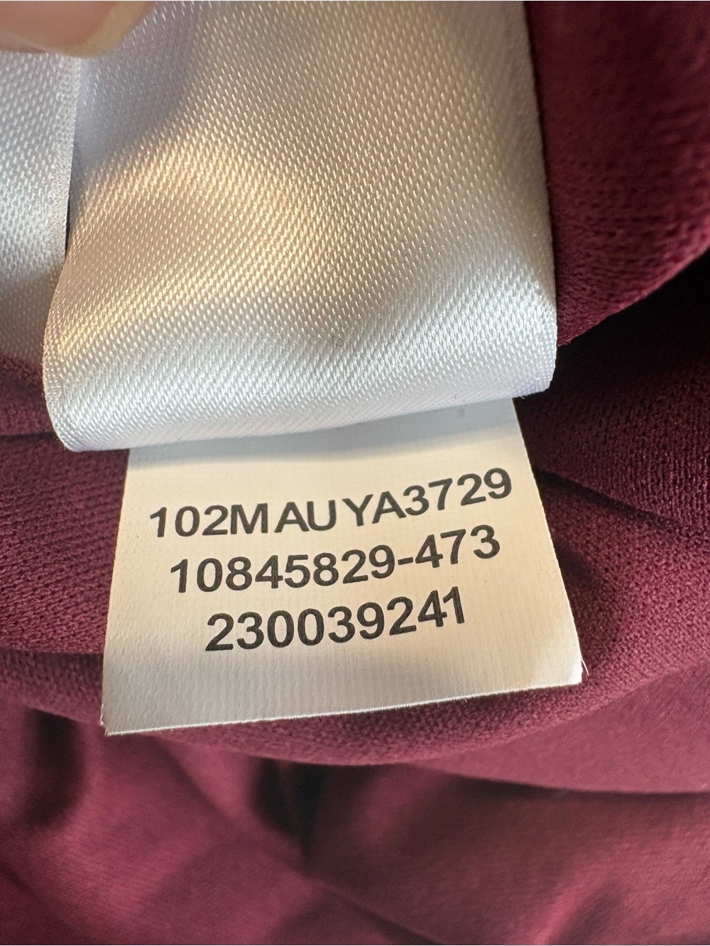 Anne Klein Burgundy Twist Front Plissé Pleated Midi Dress Women’s Sz M - Picture 12 of 13
